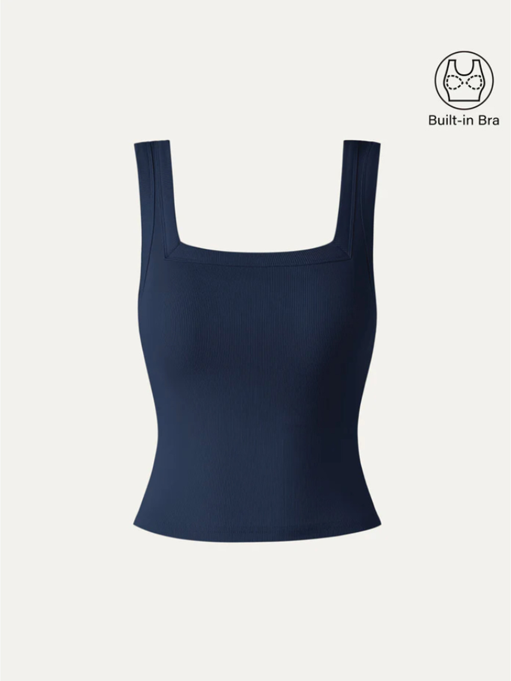 OGL Slinky Square Open-Back Bra Tank Top NWT SIZE S
